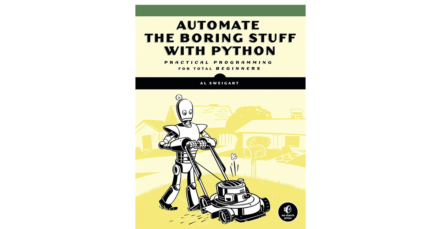 Automate the Boring Stuff book cover