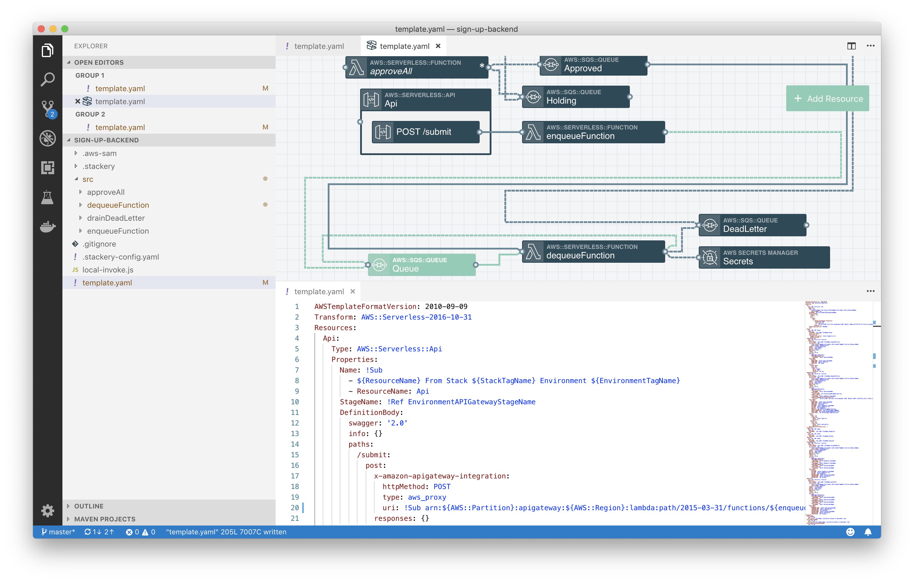 Setting up a proper serverless development workflow